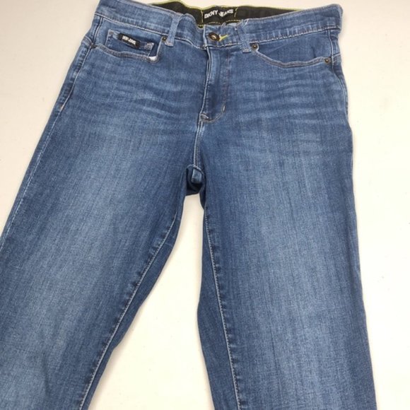 COMFORT STRETCH WAIST BLEEKER SHAPING SKINNY DKNY JEANS 8/29x29 😊 - Picture 6 of 12